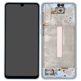 Samsung A336 Galaxy A33 5G 2022 skärm (blå) (med ram) (service pack) (original)