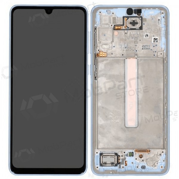 Samsung Galaxy A33 5G skärm (blå) (med ram) (original) Samsung Galaxy A33 5G skärm (blå) (med ram) (original)