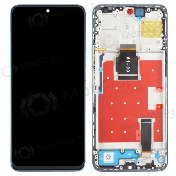 Huawei Honor X8a, Honor 90 Lite skärm (svart) (med ram) (Premium)