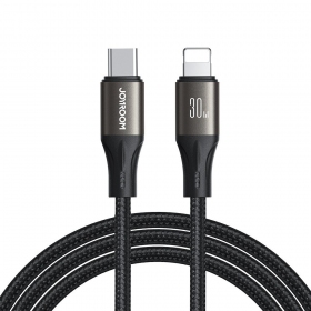 USB kabel Joyroom SA25-CL3 USB-C to Lightning 30W 1.2m svart