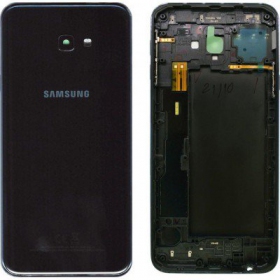 Samsung J415 Galaxy J4+ 2018 baksida / batterilucka (svart) (begagnad grade C, original)