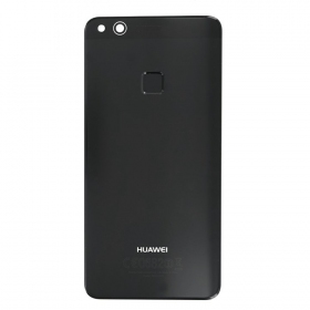 Huawei P10 Lite baksida / batterilucka svart (Graphite Black) (begagnad grade A, original)