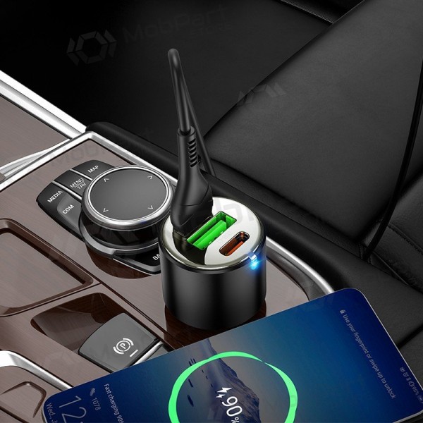 Billaddare Hoco NZ6 45 W PD 2x USB-C + USB-A svart