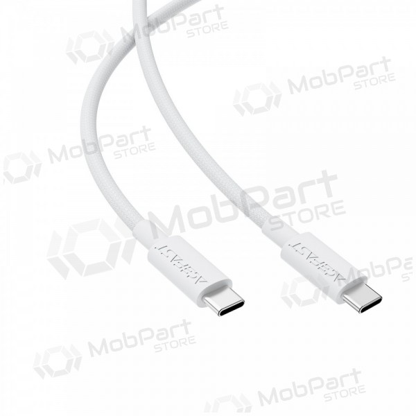 USB kabel Acefast C18-03 60W USB-C to USB-C 1.2m vit