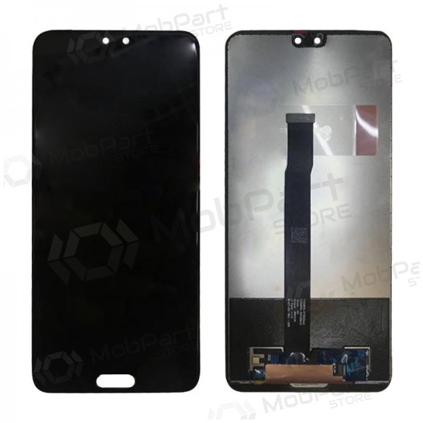 Huawei P20 skärm (svart) - Premium