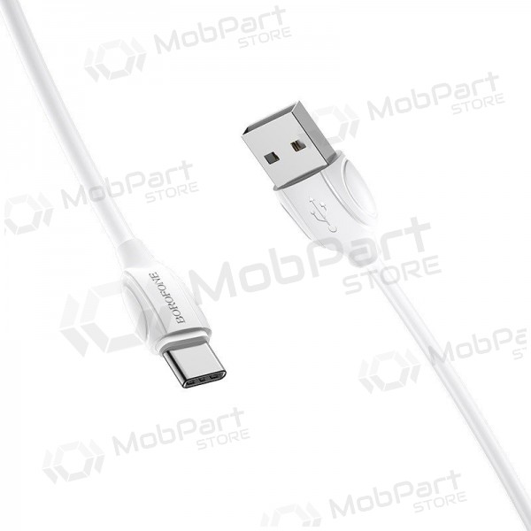 USB kabel Borofone BX19 USB-A to USB-C 1.0m vit