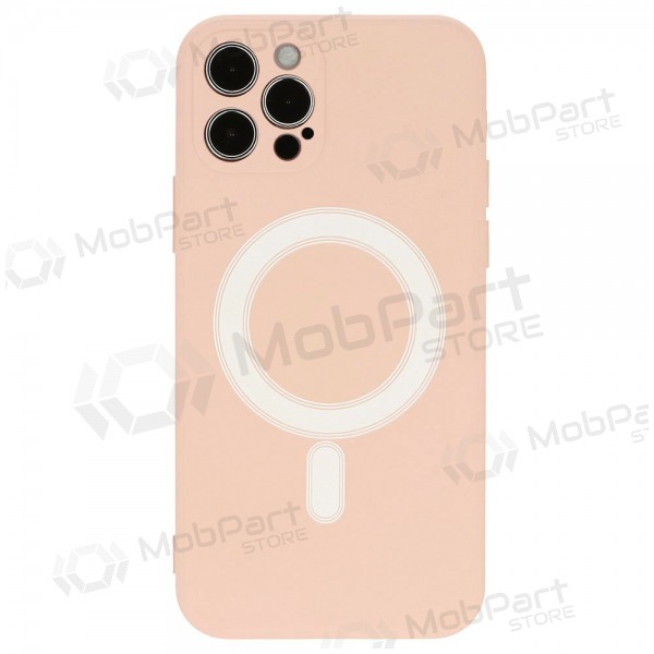 Apple iPhone 12 fodral - MagSilicone (sandfärgad)