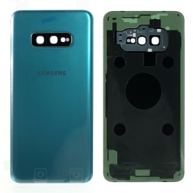 Samsung G970 Galaxy S10e baksida / batterilucka grön (Prism Green) (begagnad grade B, original)
