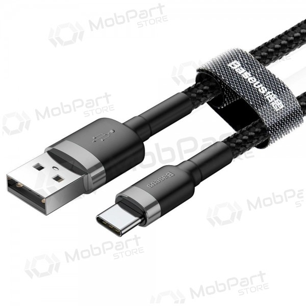 Usb-kabel Baseus Cafule type-c 2,0m 2,0a (grå-svart) CATKLF-CG1