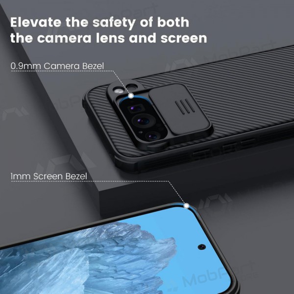 Google Pixel 7 mobilskal „Nillkin CamShield Pro“ (svart) Google Pixel 7 mobilskal „Nillkin CamShield Pro“ (svart)