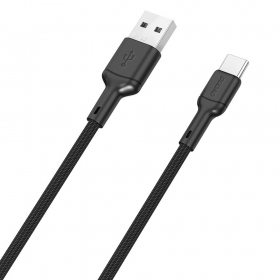 USB-kabel Dudao L9T USB-A till USB-C 5A 1.0m svart