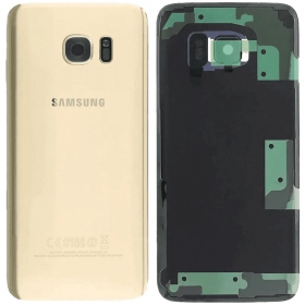 Samsung Galaxy S7 Edge bakstycke (platina guld) (original)