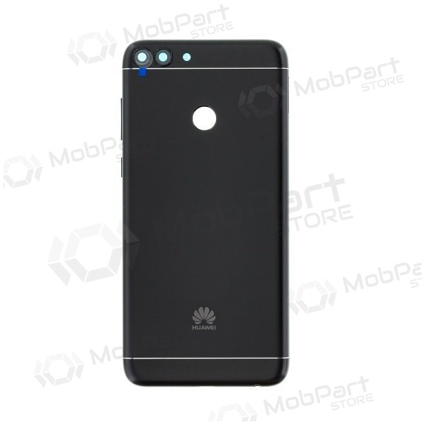 Huawei P Smart / Enjoy 7S baksida / batterilucka (svart) (begagnad grade C, original)