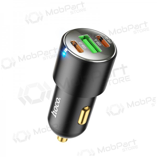 Billaddare Hoco NZ6 45 W PD 2x USB-C + USB-A svart