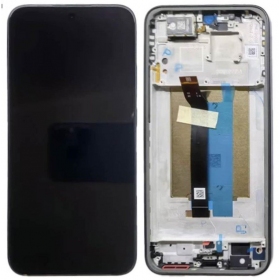 Xiaomi Redmi Note 15 Pro 5G skärm (svart) (med ram) (original)