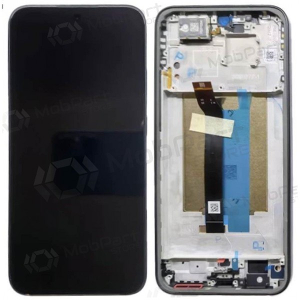 Xiaomi Redmi Note 15 Pro 5G skärm (svart) (med ram) (original)