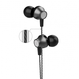 Headset Devia Metal In-Ear 3,5mm (svart)