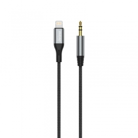 Ljudkabel Dudao L11Pro Lightning till 3.5 mm 1 m svart