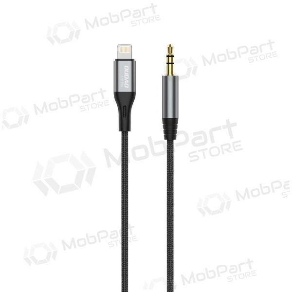 Ljudkabel Dudao L11Pro Lightning till 3.5 mm 1 m svart