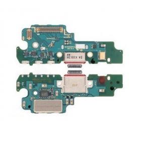 Samsung F926 Galaxy Z Fold 3 5G laddarkontakt och mikrofon med flex (service pack) (original)