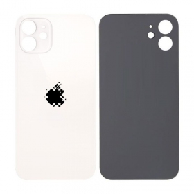 Apple iPhone 12 baksida / batterilucka (vit) (bigger hole for camera)