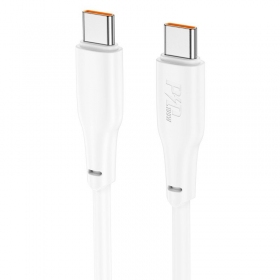 USB-C-kabel Hoco X93 USB-C till USB-C 1 m 100 W vit