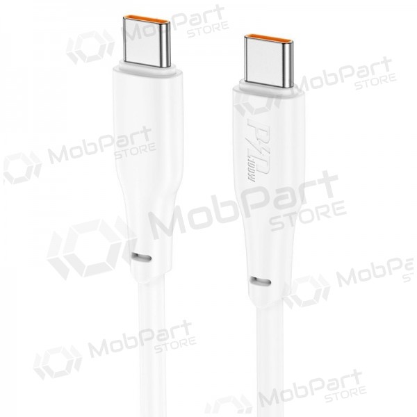 USB-C-kabel Hoco X93 USB-C till USB-C 1 m 100 W vit