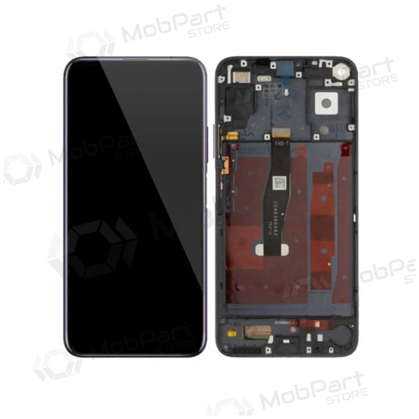 Huawei Honor 20, Nova 5T skärm (svart) (med ram) (Premium)