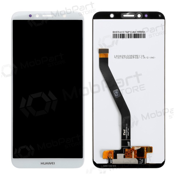 Huawei Y6 2018 / Y6 Prime 2018 / Honor 7A skärm (vit)