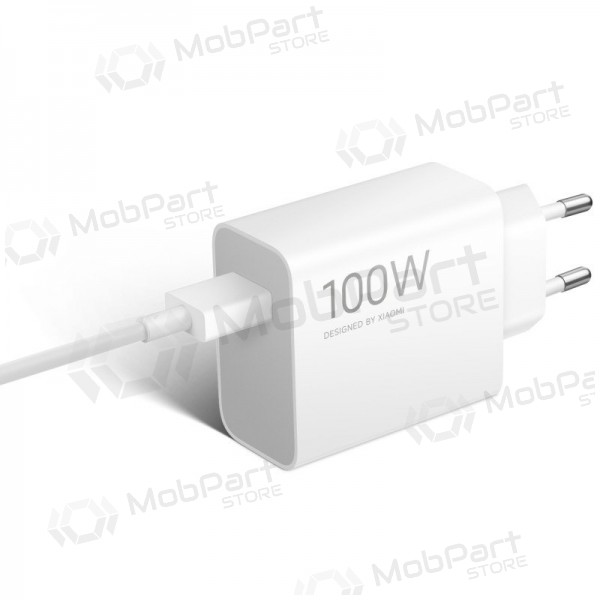 Telefonladdare Xiaomi Charging Combo BHR095VEU 100 W USB-A med USB-C-kabel vit