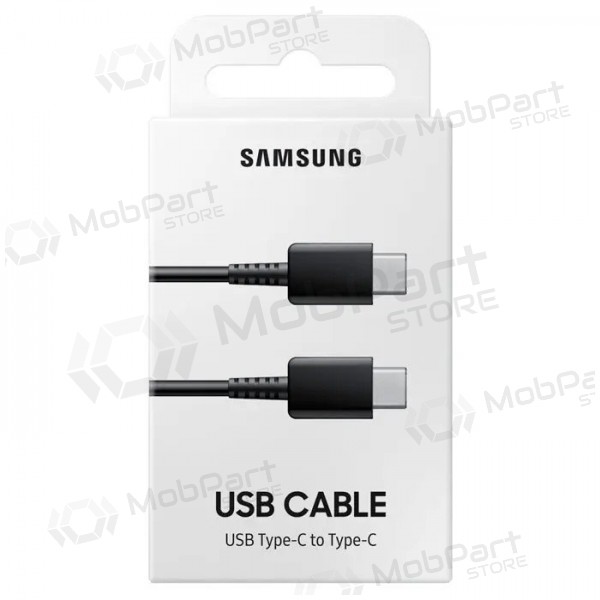 USB kabel original Samsung EP-DA705 Type-C-Type-C 1.0m förpackningen innehåller svart