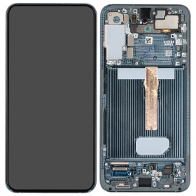 Samsung Galaxy S22+ skärm (grön) (med ram) (original)