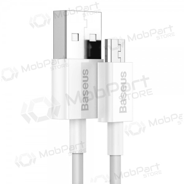 USB-kabel Baseus Superior microUSB 2A 2.0m (vit) CAMYS-A02