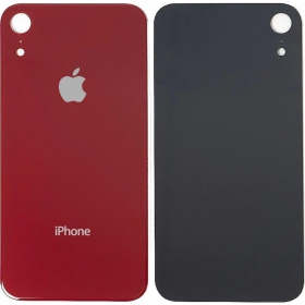 Apple iPhone XR baksida / batterilucka (röd) (bigger hole for camera)