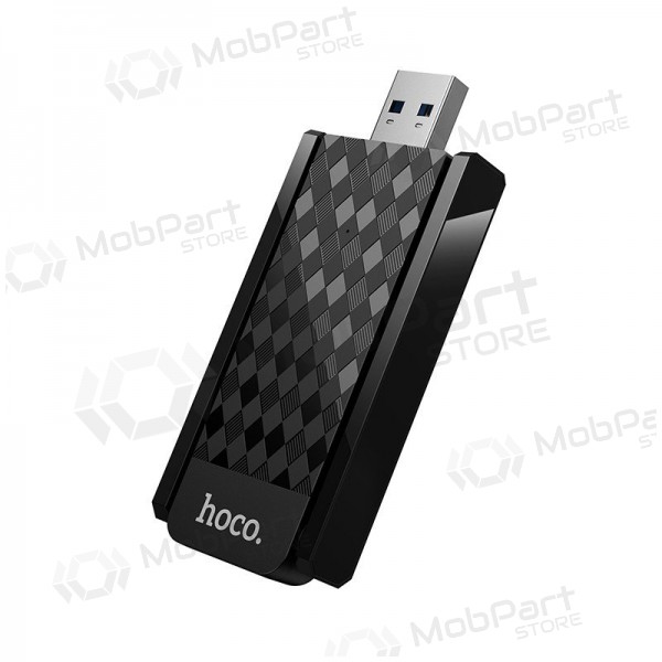 USB Wi-Fi-adapter Hoco HI34 USB 3.0 Wi-Fi 6 svart