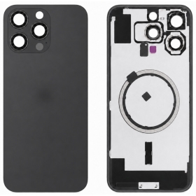 Apple iPhone 16 Pro Max bakstycke (svart) (Premium)