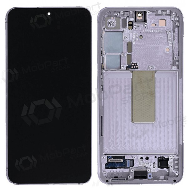 Samsung Galaxy S23 skärm (levandos) (med ram) (original)
