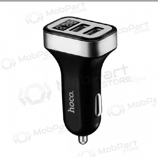 Billaddare HOCO Z3 Dual Usb (Display, 3.1A) (svart)
