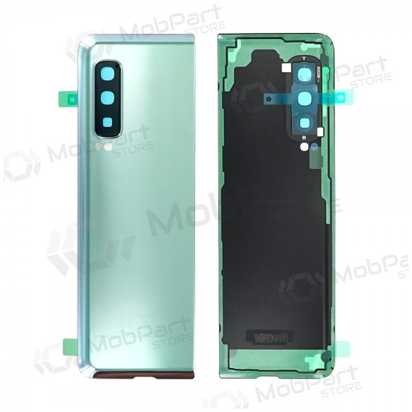 Samsung F900 / F907 Galaxy Fold bakre batterilucka (silver) (använd grad B, original)