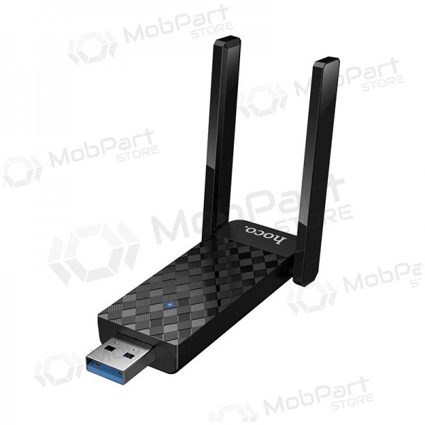 USB Wi-Fi-adapter Hoco HI34 USB 3.0 Wi-Fi 6 svart