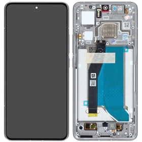 Xiaomi 14T, 14T Pro skärm (grå) (med ram) (OLED)