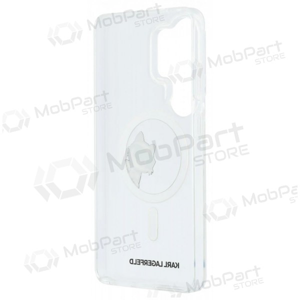 Samsung Galaxy S26 Ultra fodral - Karl Lagerfeld IML Choupette Peekaboo Logo Magnetic (transparent)
