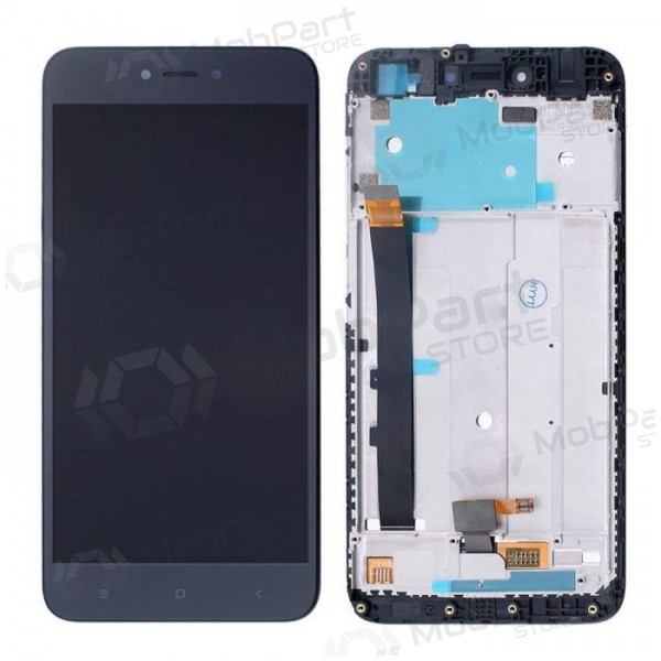 Xiaomi Redmi Note 5A skärm (svart) (begagnad grade C, original)