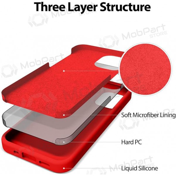 Mobilskal / fodral Mercury Silicone Case Apple iPhone 16e röd Mobilskal / fodral Mercury Silicone Case Apple iPhone 16e röd