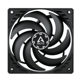ARCTIC P12 SLIM PWM PST fläkt, 4-pin, 120mm, siauras, svart