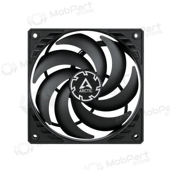 ARCTIC P12 SLIM PWM PST fläkt, 4-pin, 120mm, siauras, svart