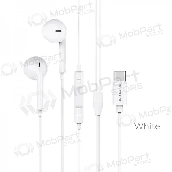 Headset Borofone BM27 Type-C (vit)