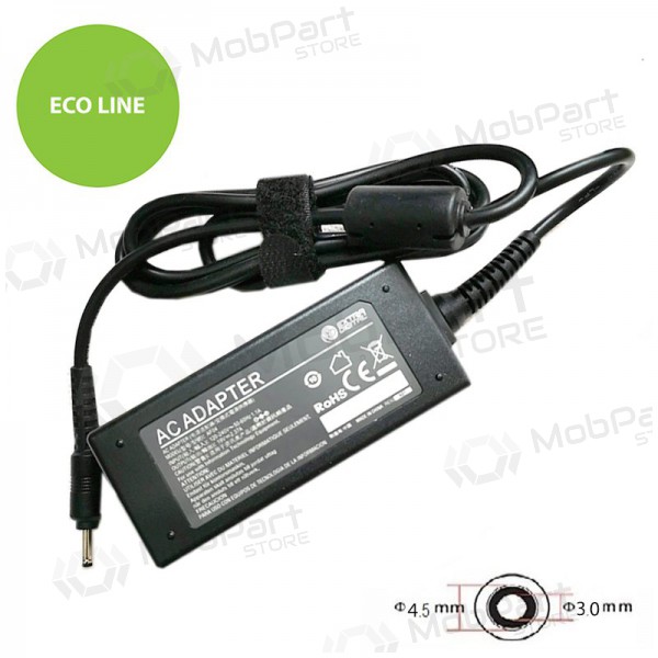 DELL, 45W: 19.5V, 2.31A bärbar laddare DELL, 45W: 19.5V, 2.31A bärbar laddare