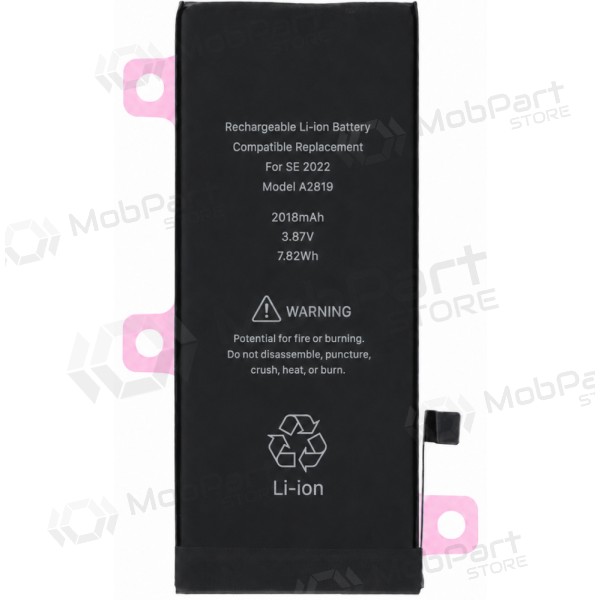Akumuliatorius ORG avsedd iPhone SE 2022 2018mAh su lipduku