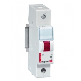 LED-indikator för DIN-skena Legrand 604077 (röd, 230V, TX3 1 mod.)